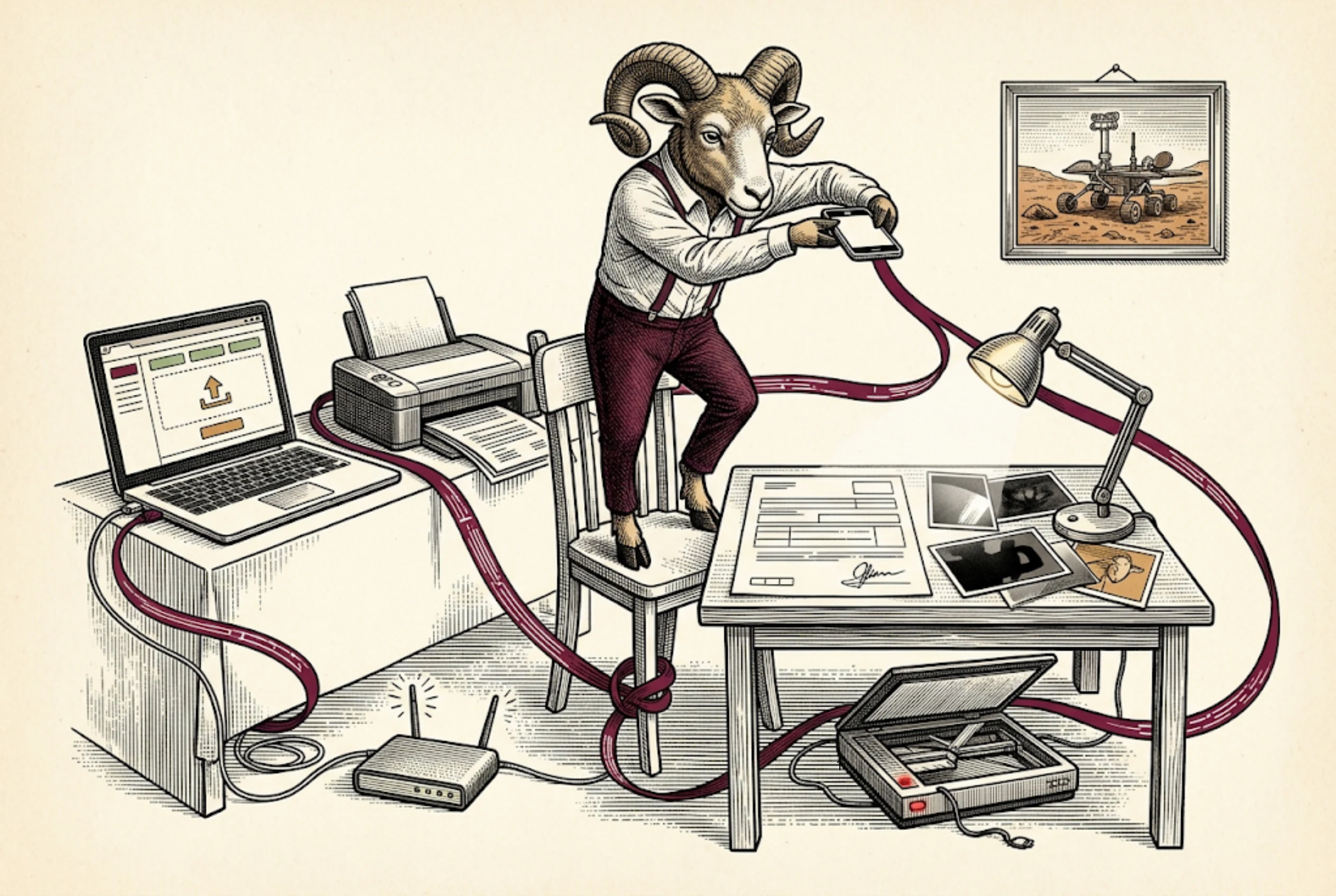 Chapitre 1, illustration du livre Le Collectif soumis.