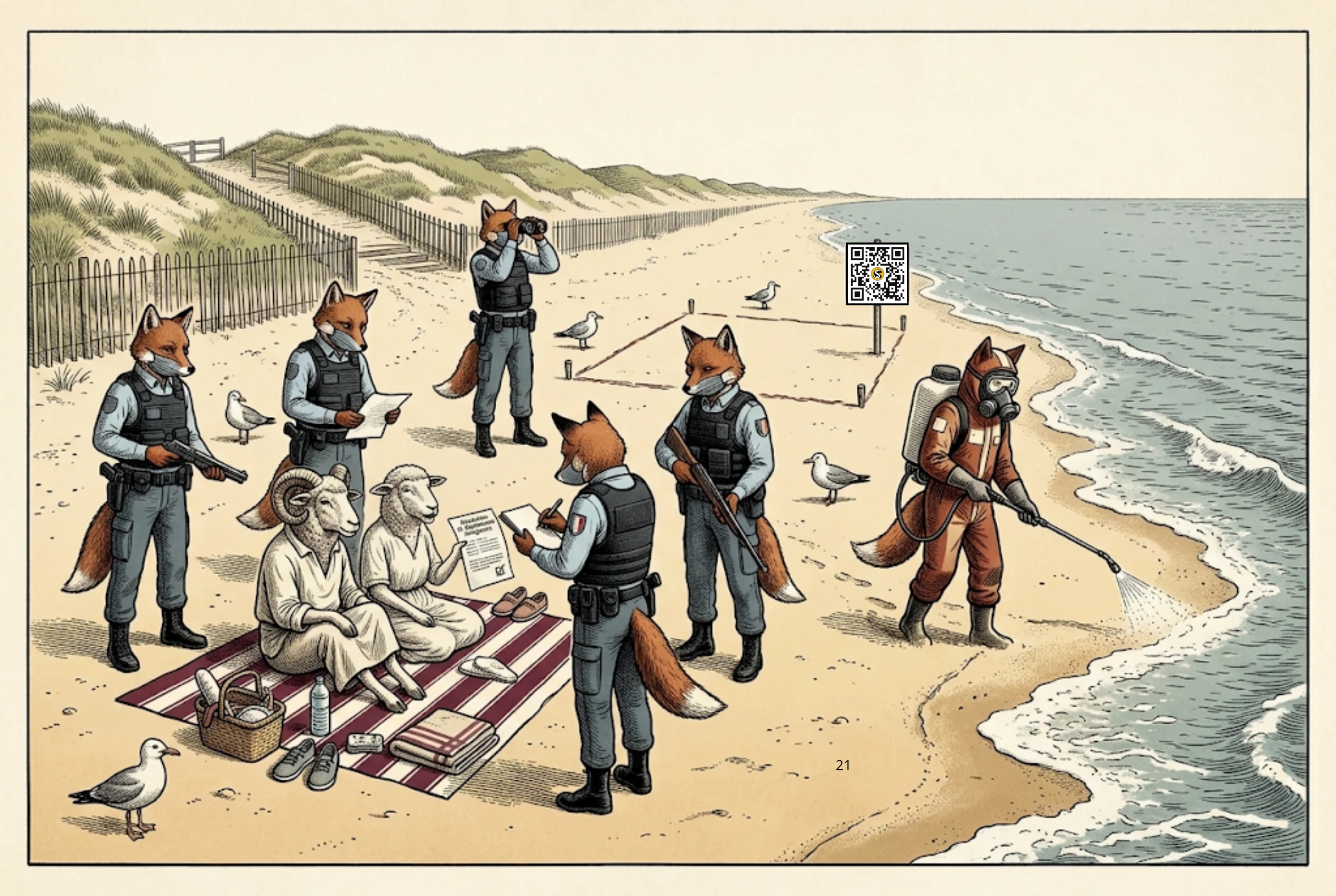 Chapitre 10 A, illustration du livre Le Collectif soumis.