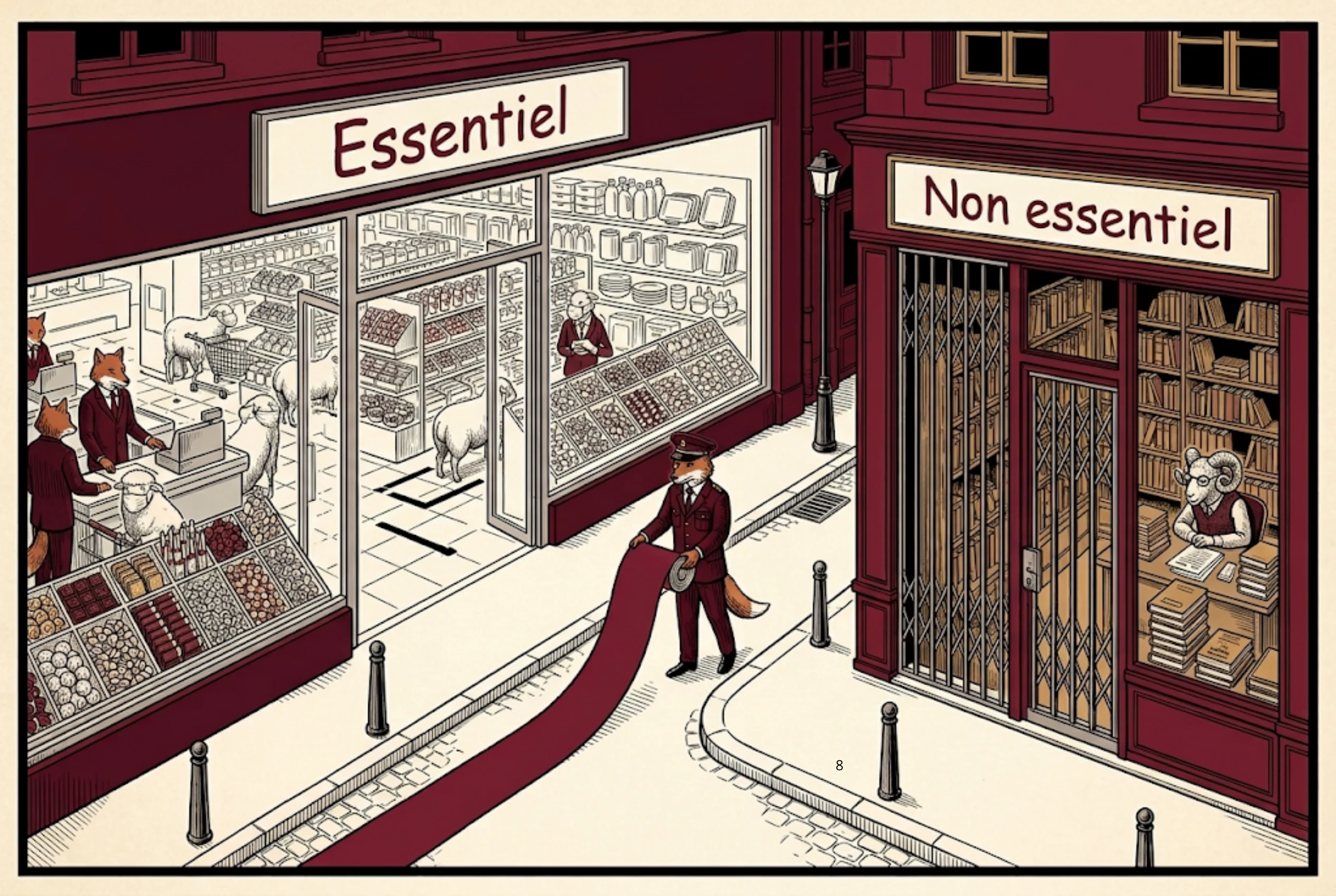 Chapitre 10 B, illustration du livre Le Collectif soumis.