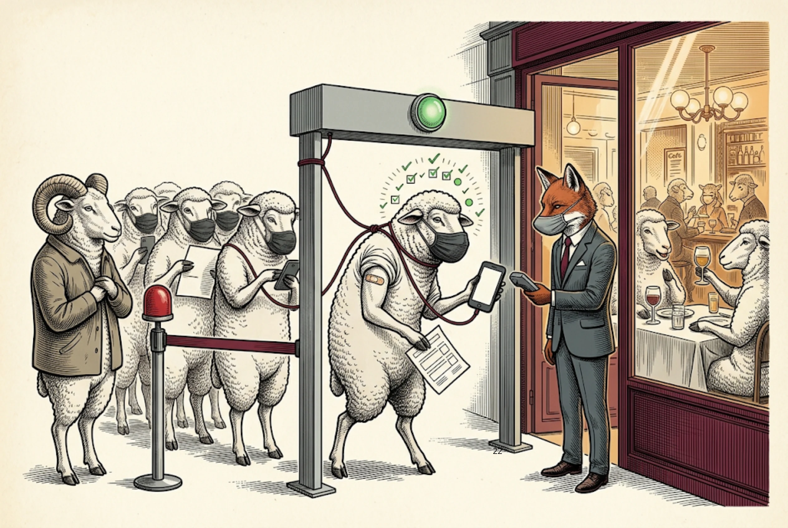 Chapitre 10 C, illustration du livre Le Collectif soumis.