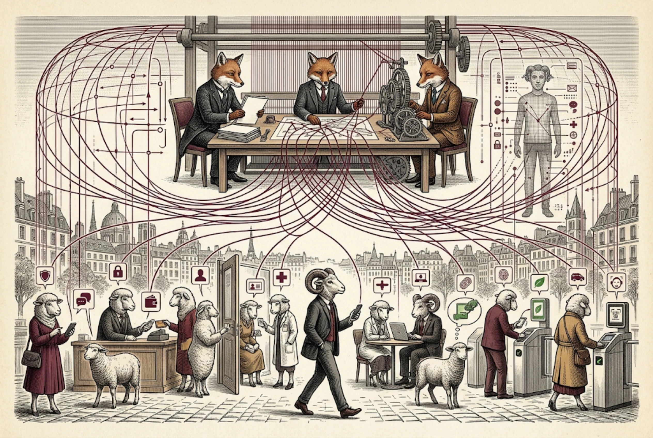 Chapitre 11 A, illustration du livre Le Collectif soumis.