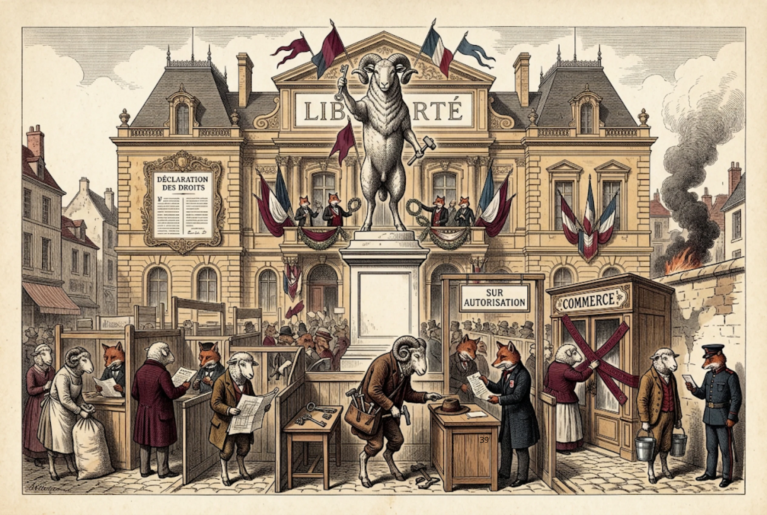 Chapitre 2 C, illustration du livre Le Collectif soumis.