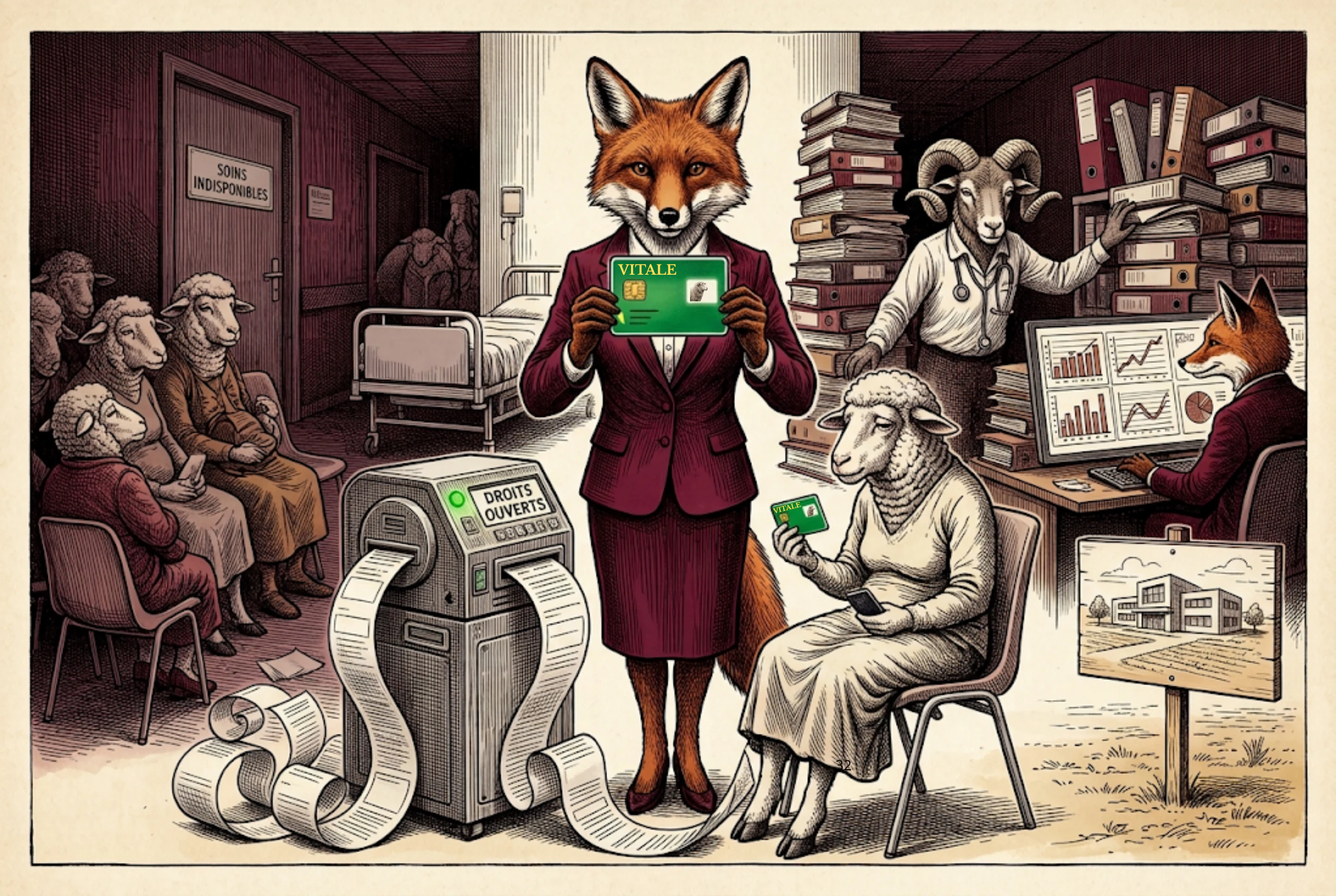 Chapitre 5 C, illustration du livre Le Collectif soumis.
