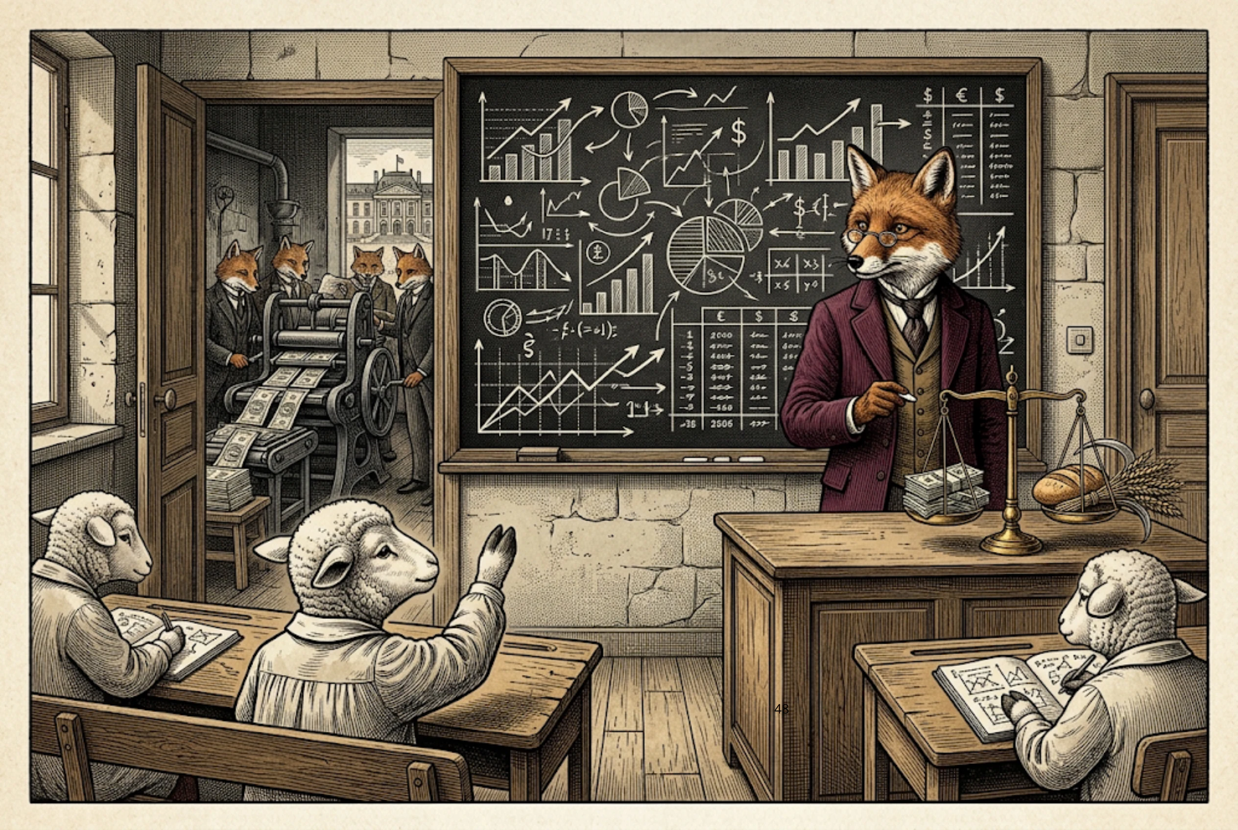 Chapitre 7 C, illustration du livre Le Collectif soumis.
