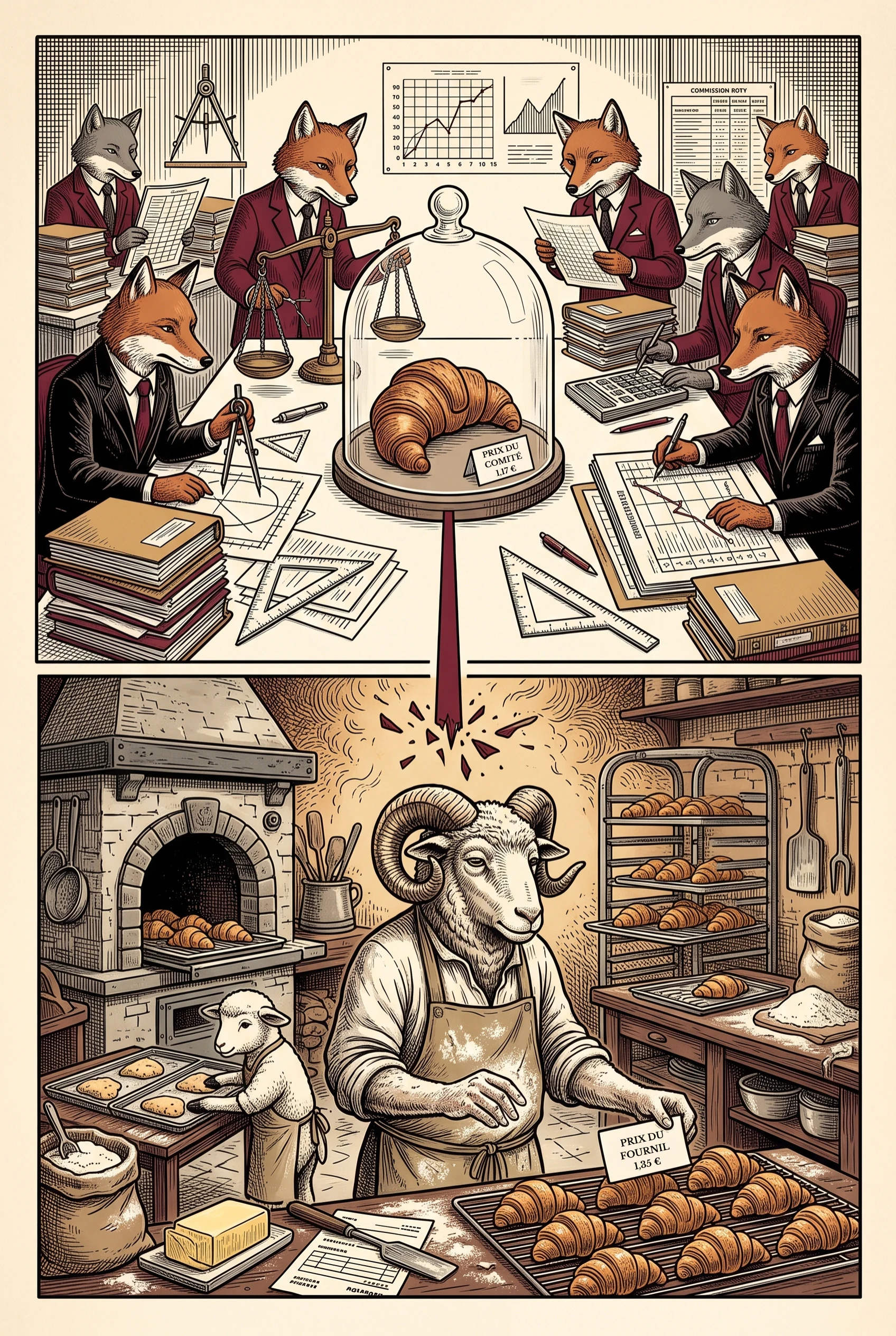 Chapitre 8 B, illustration du livre Le Collectif soumis.