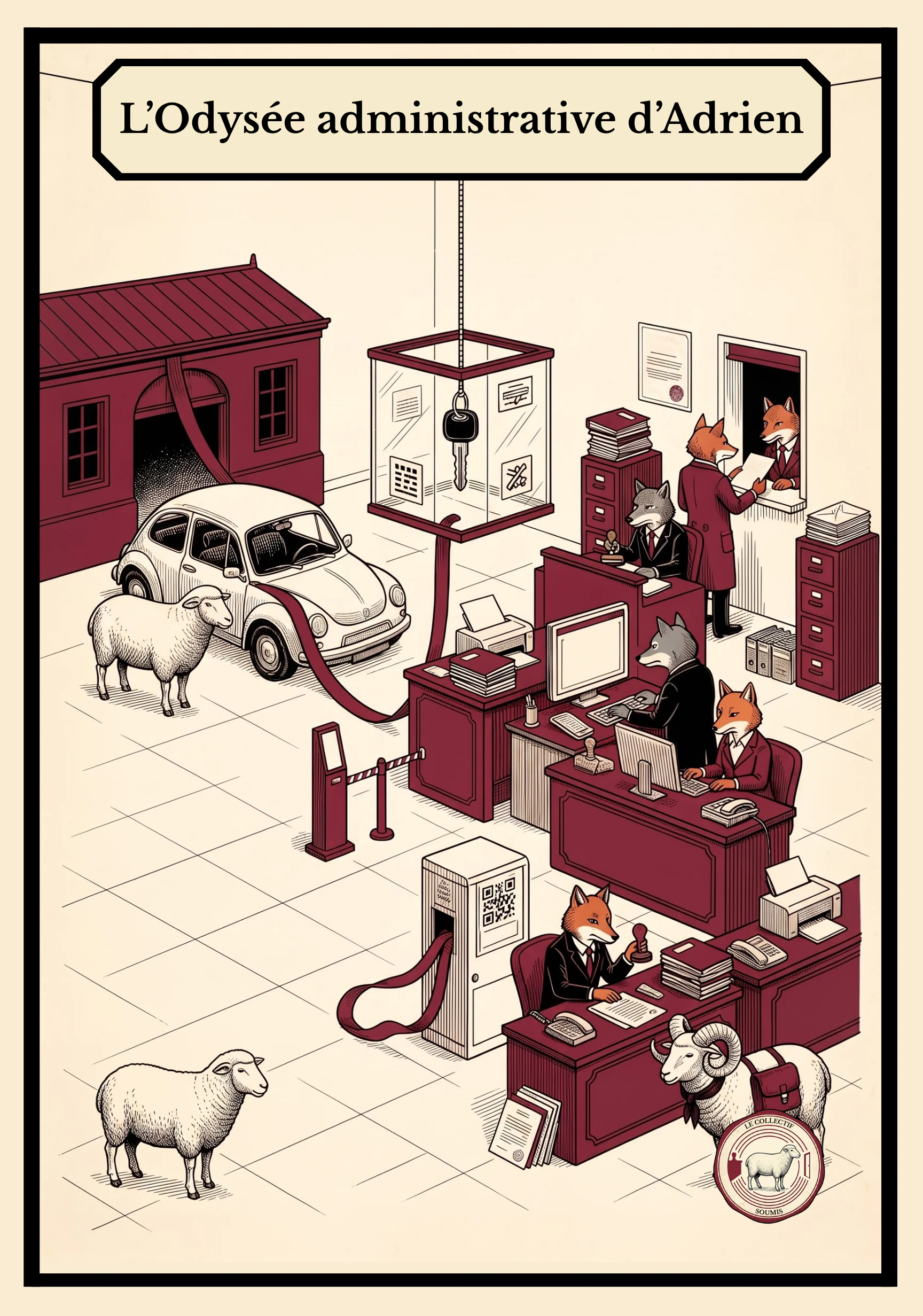 Ouverture du chapitre 1, illustration du livre Le Collectif soumis.