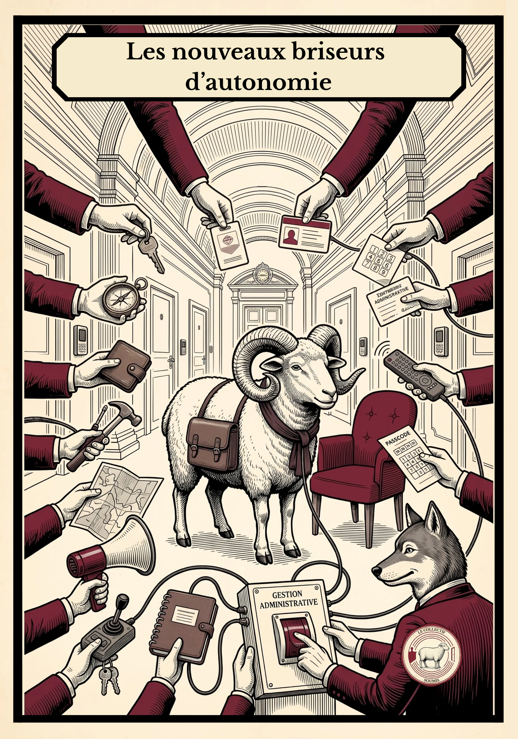Ouverture du chapitre 14, illustration du livre Le Collectif soumis.