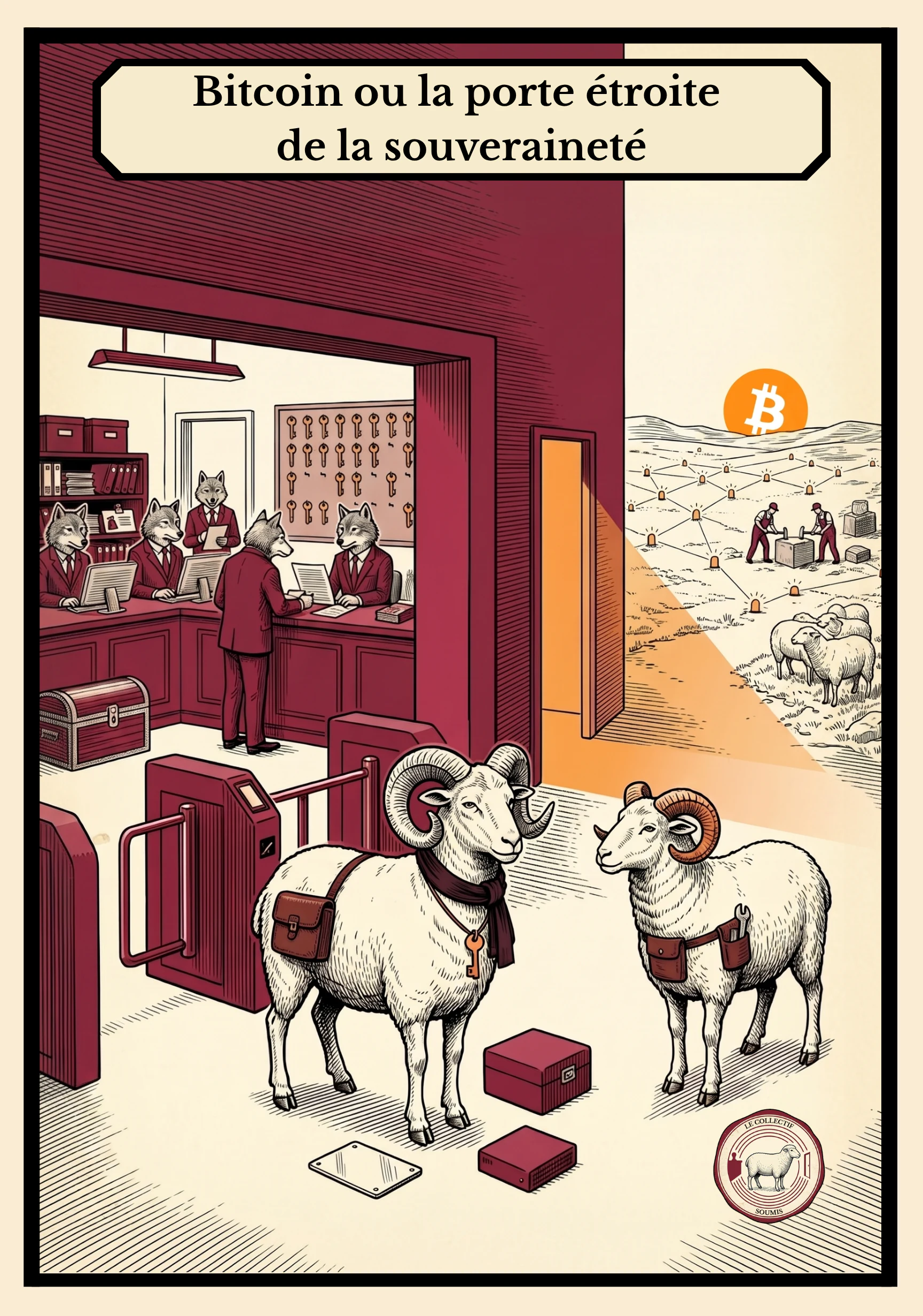 Ouverture du chapitre 15, illustration du livre Le Collectif soumis.