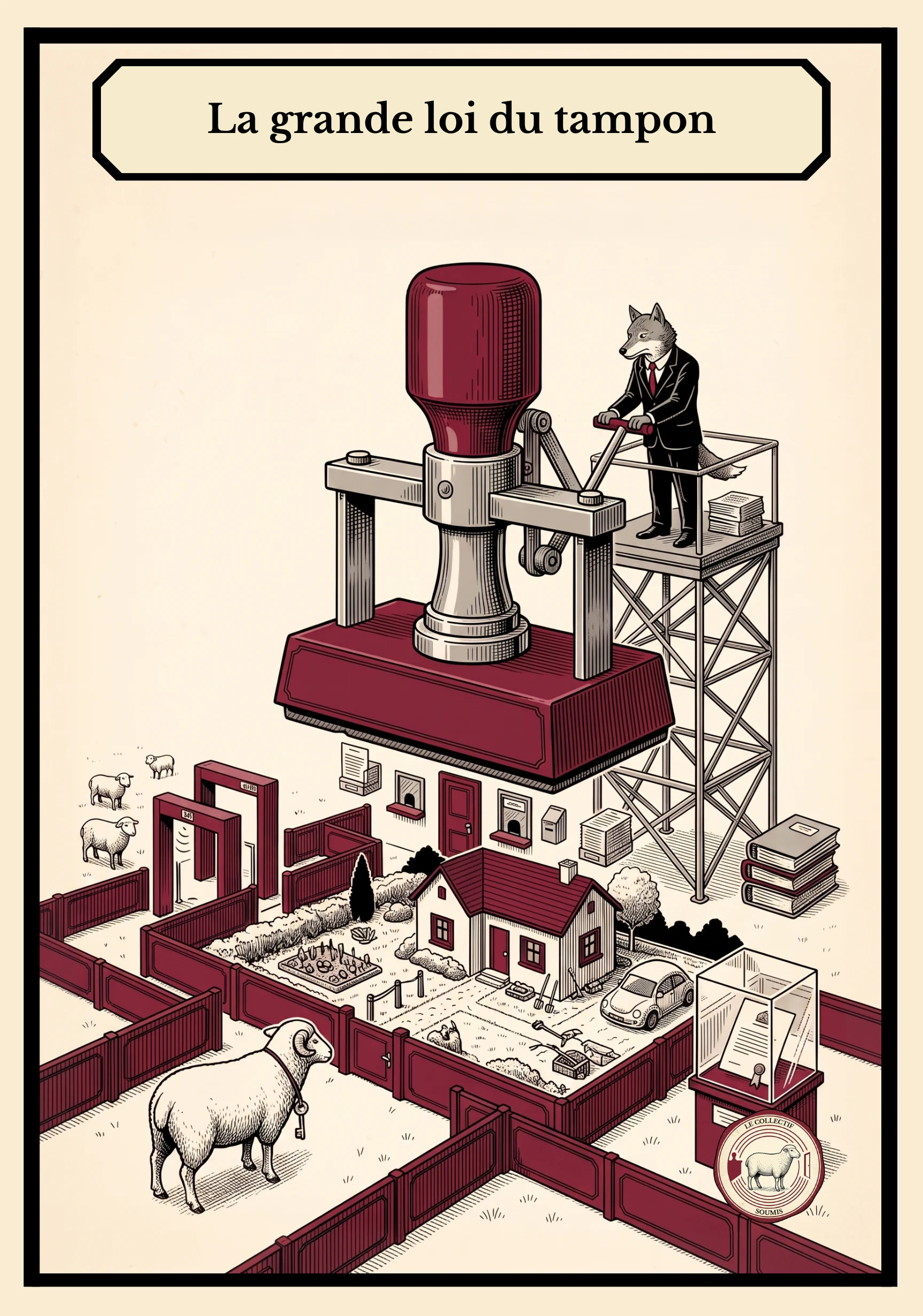 Ouverture du chapitre 2, illustration du livre Le Collectif soumis.
