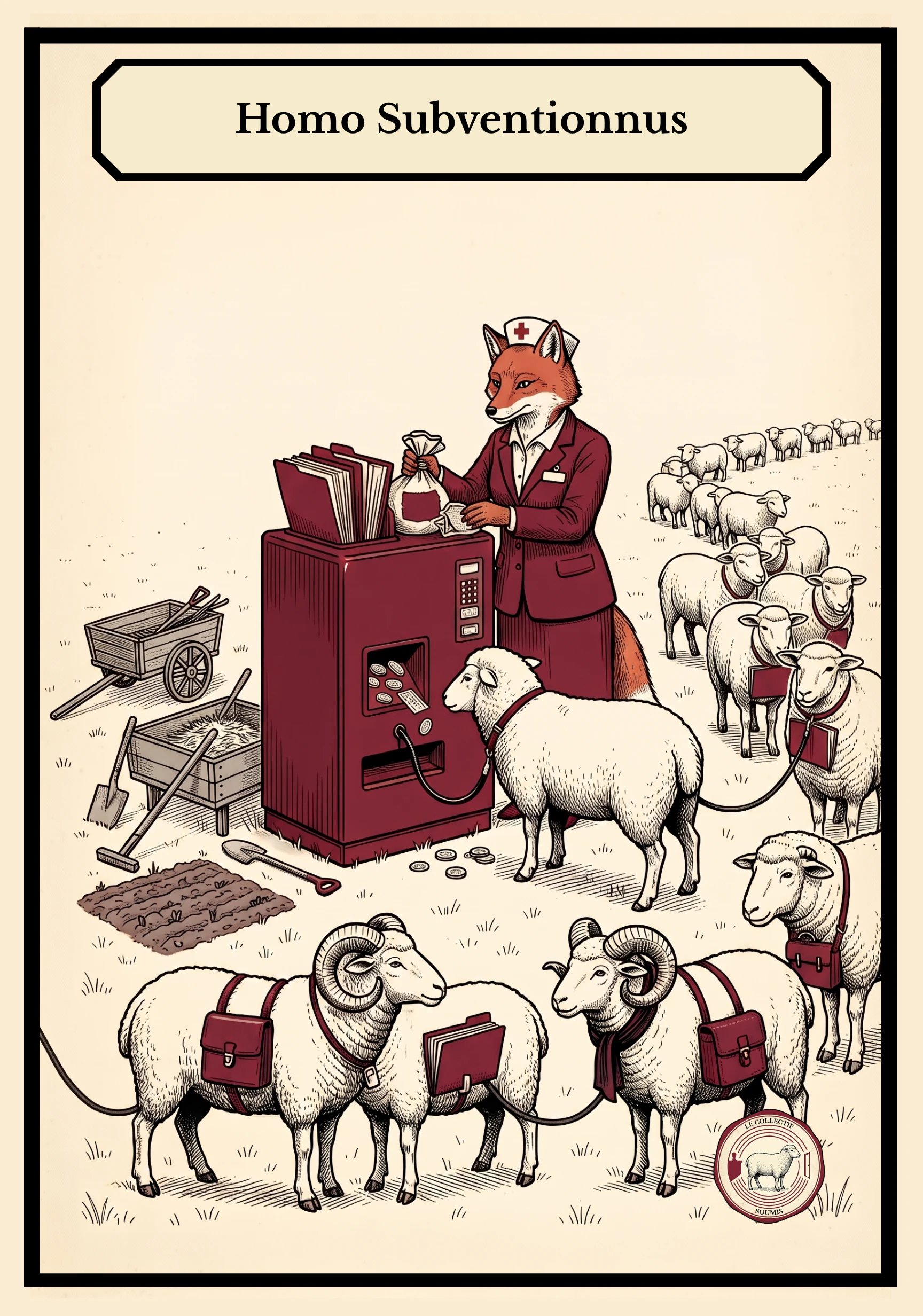 Ouverture du chapitre 3, illustration du livre Le Collectif soumis.