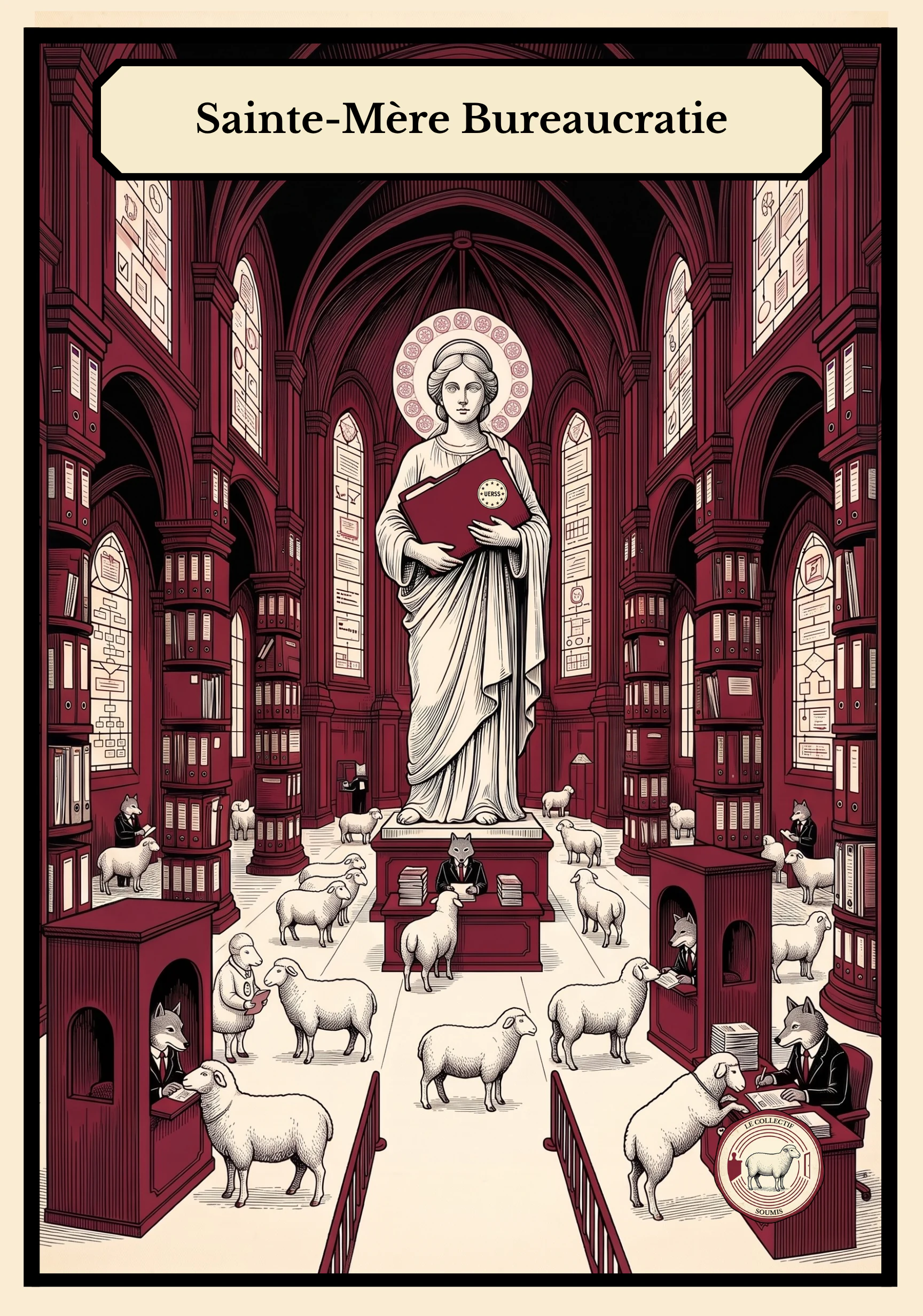Ouverture du chapitre 4, illustration du livre Le Collectif soumis.
