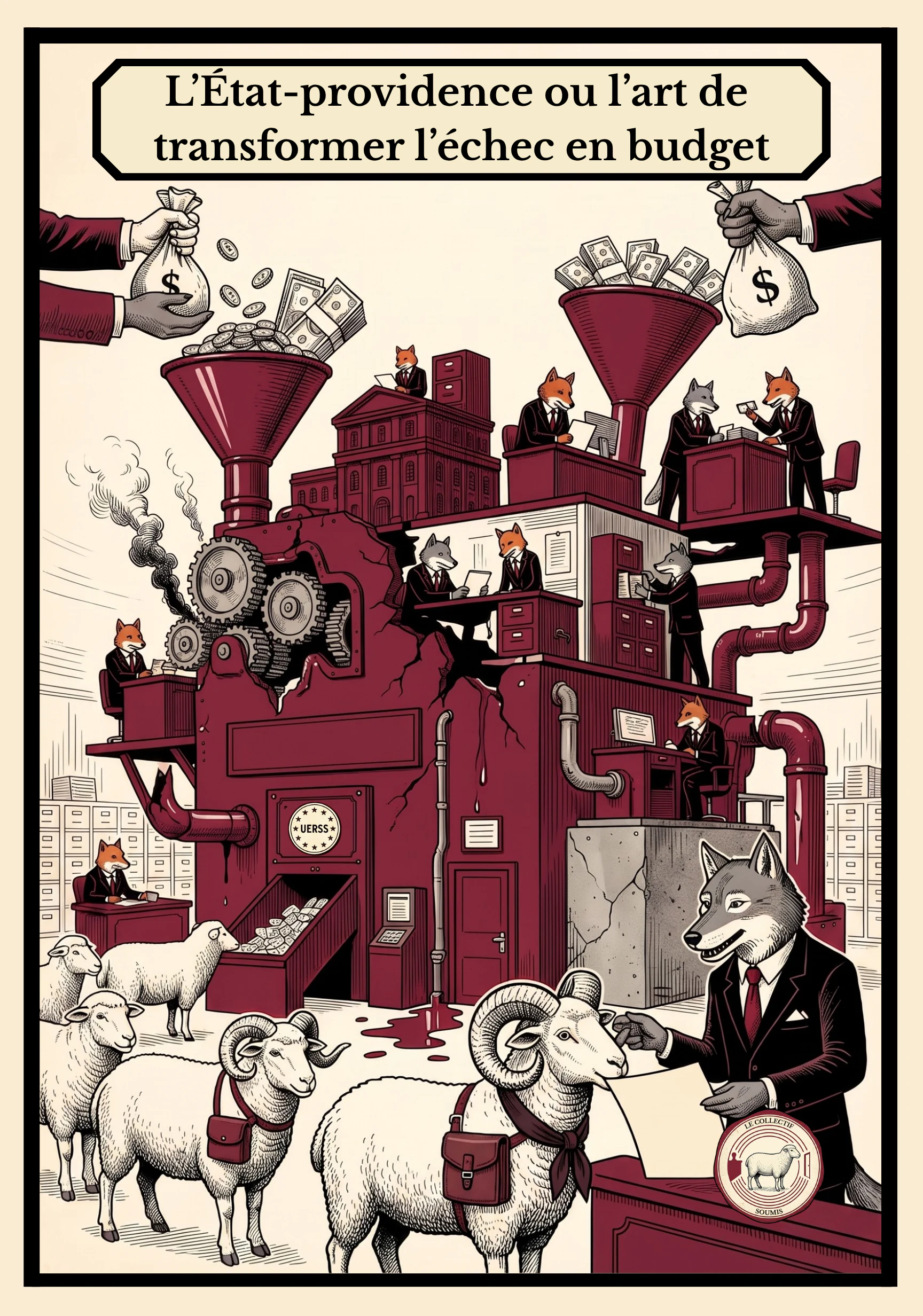 Ouverture du chapitre 5, illustration du livre Le Collectif soumis.