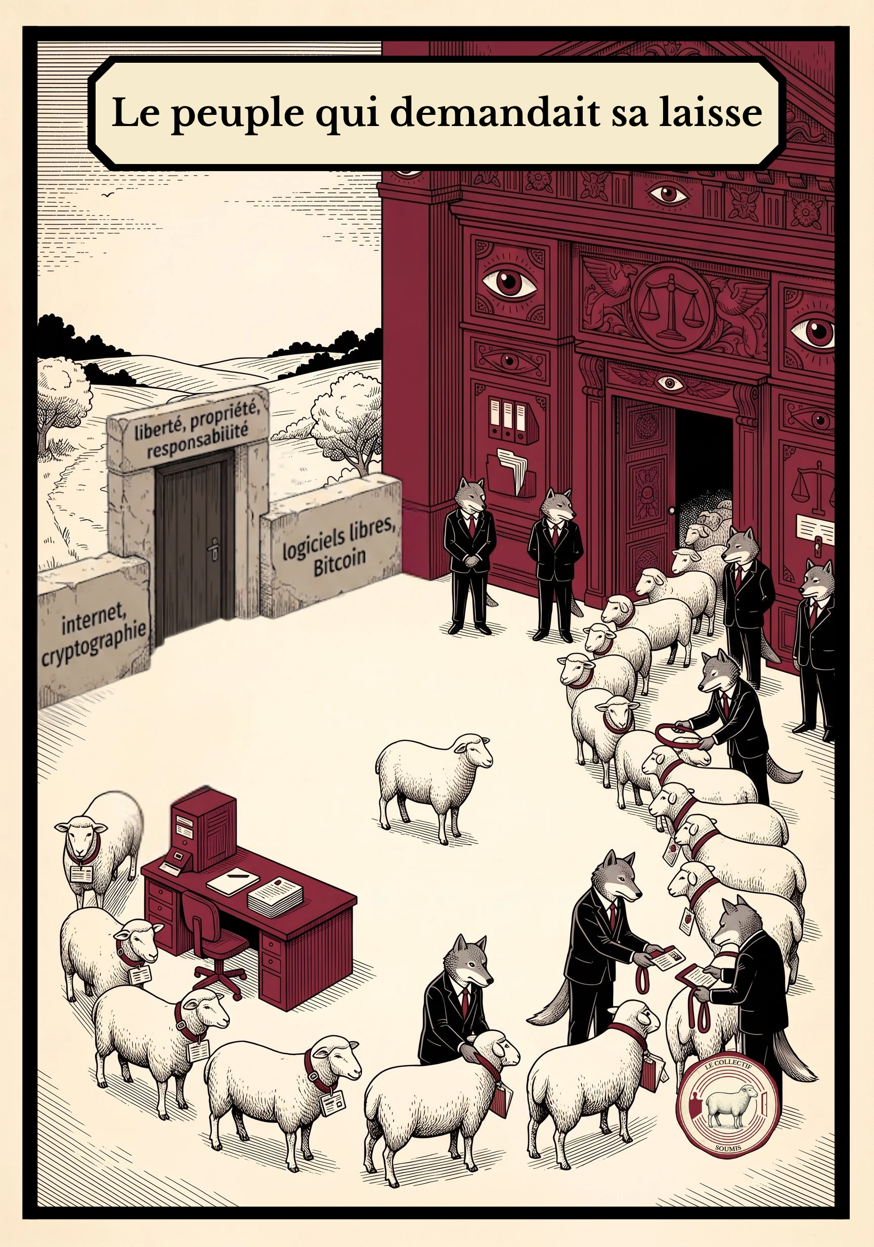 Ouverture du prologue, illustration du livre Le Collectif soumis.