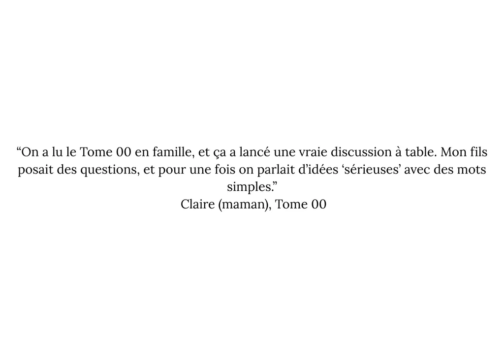 Avis d’un lecteur sur Les Petites Leçons de Frédéric