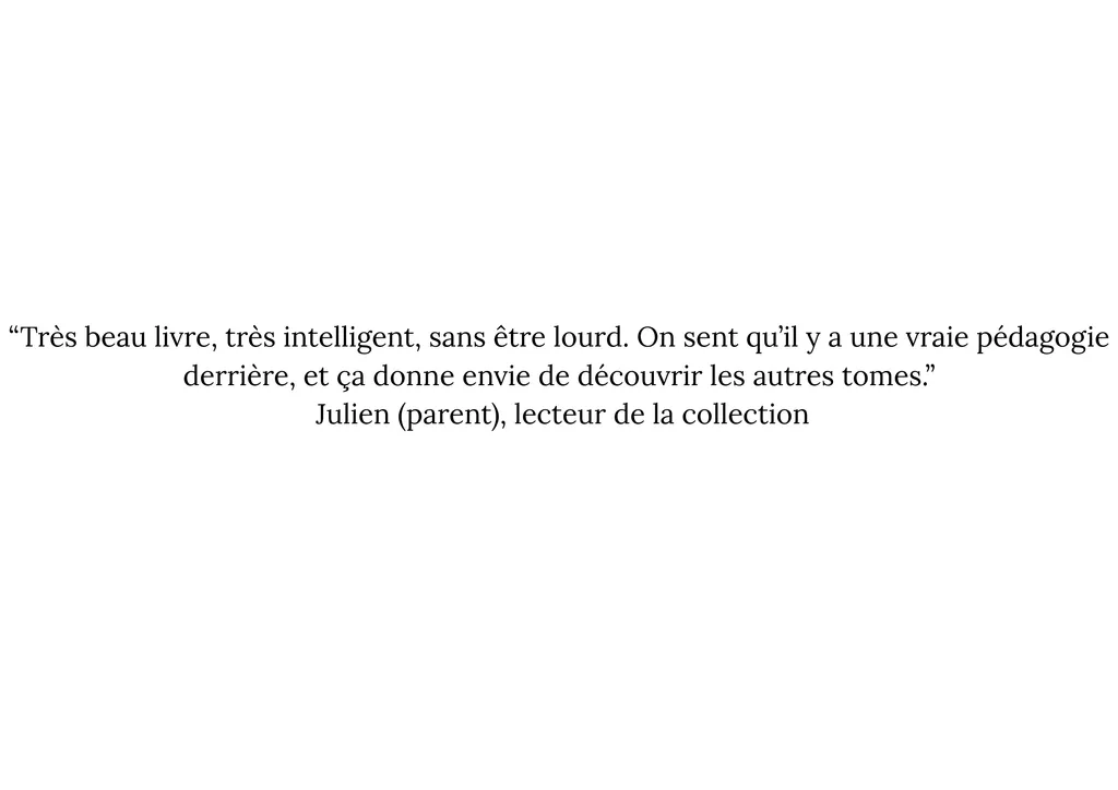 Deuxième avis de lecteur sur la collection