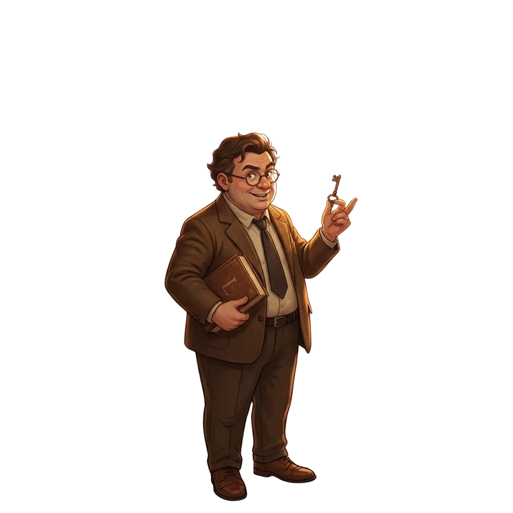 Portrait illustré de Murray Rothbard