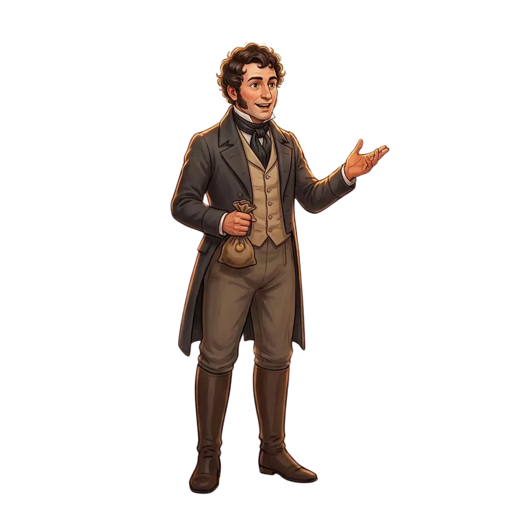 Portrait illustré de Jean-Baptiste Say