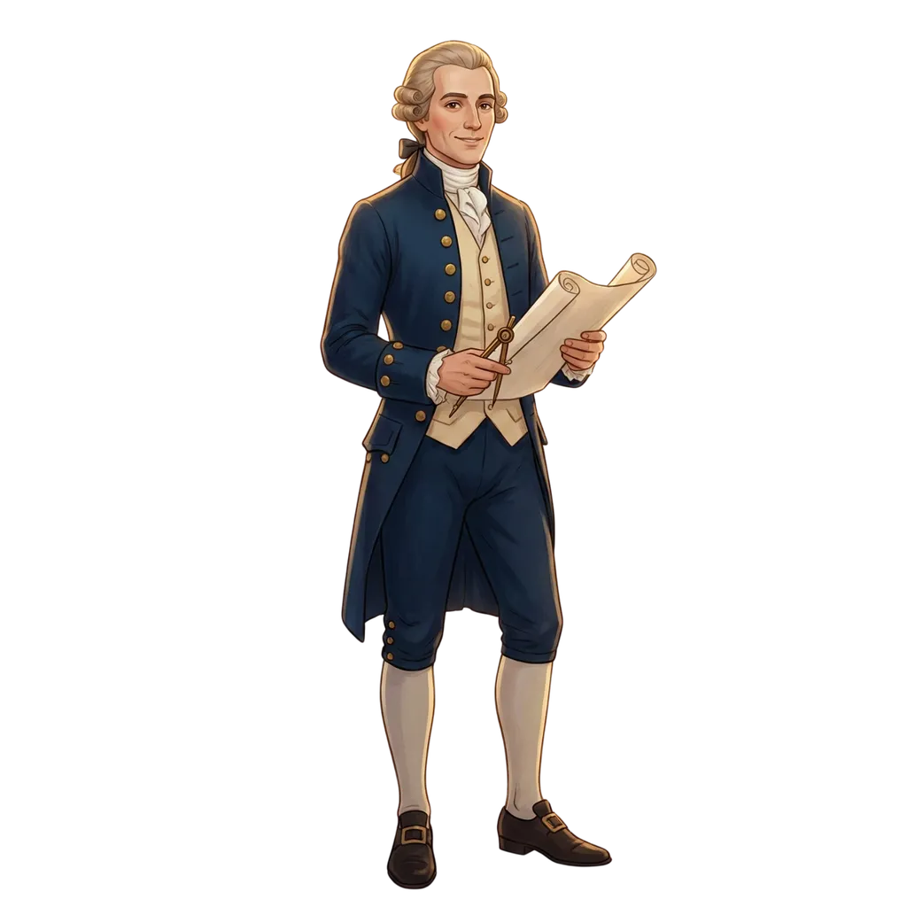 Portrait illustré d’Anne Robert Jacques Turgot