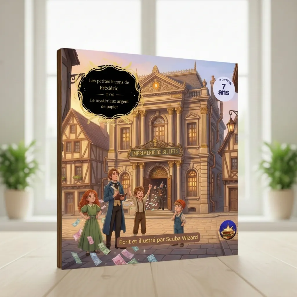 Couverture du Tome 04, Le mystérieux argent de papier